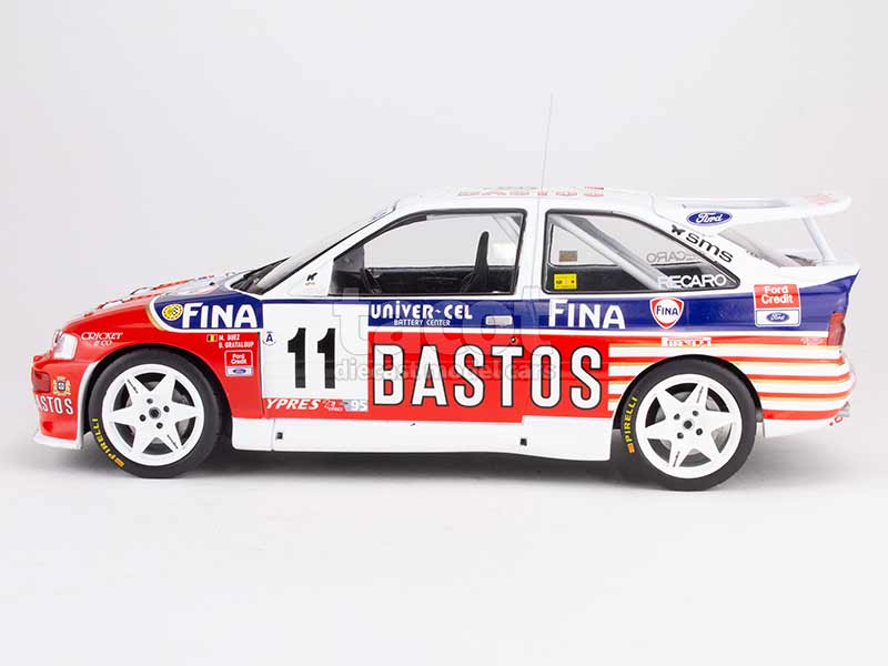 iXO 1/18 - Ford Escort RS Cosworth 24H Ypres Rally 1995 #11 Model Car 7427264924119