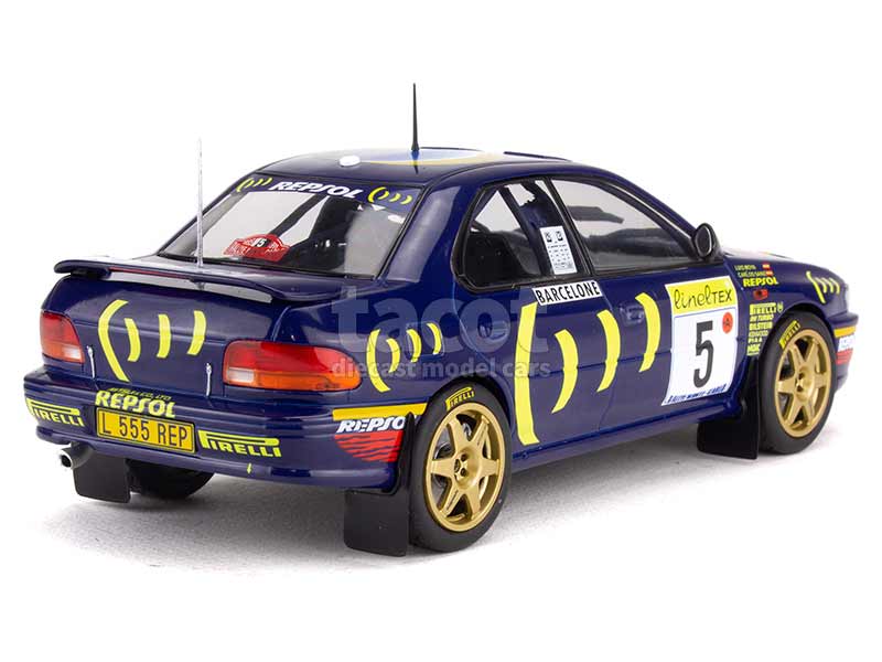 Hasegawa - 1:24 Subaru Impreza 1995 Monte-Carlo Rally Winner - Super Detail