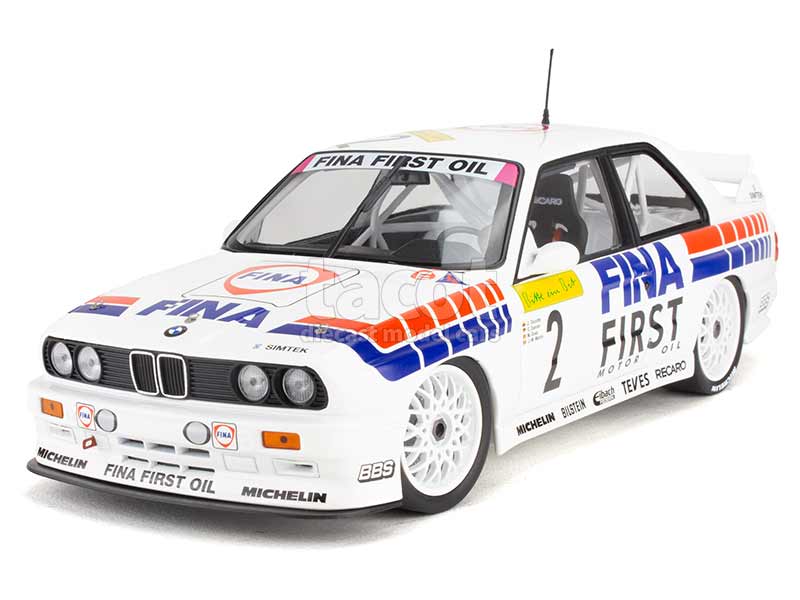 BMW M3 E30 RALLY PRINCIPE DE ASTURIAS 1991 #1 CAMEL J.M PONCE 1/18