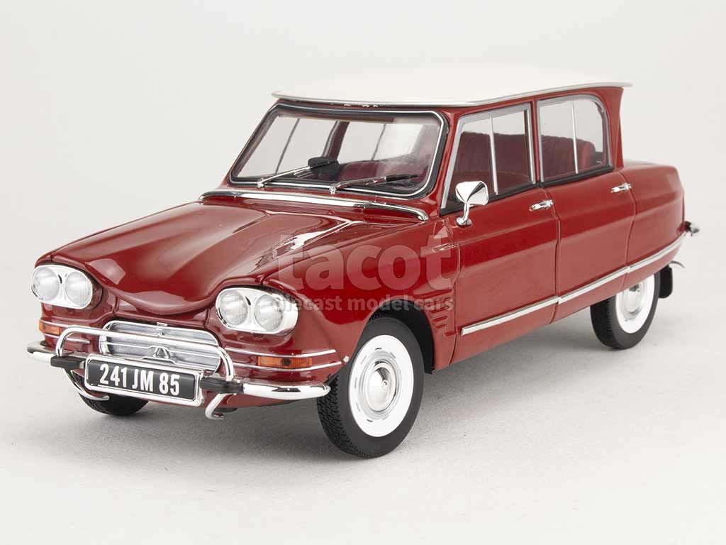 Citroën Ami 6 Club 1968 Corsaire Red 1:18