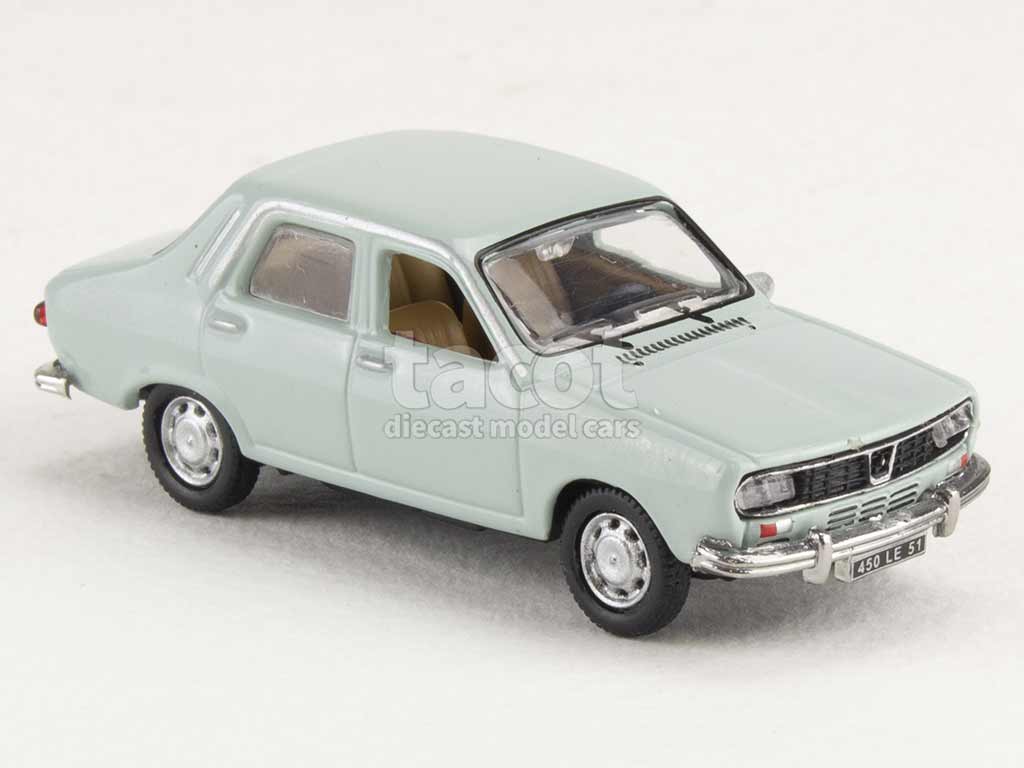 Miniature 1/43 Norev Renault R12 TL 1971 Vert Foncé - Occasion - Voiture De Collection