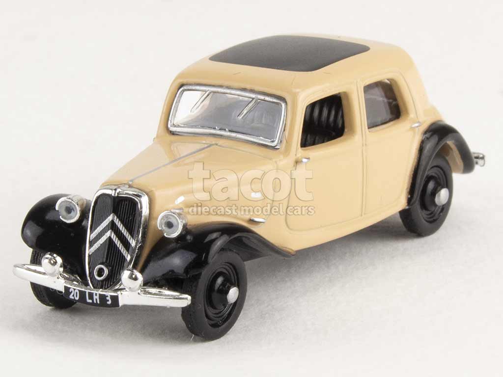 Citroën Traction 7cv 1934 Bordeaux Et Noir - Cult Models 1/18 - CML108-2