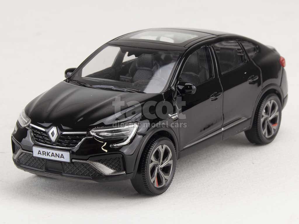 Renault Arkana 2021 Gris Clair - Norev 1/43 - Miniature Neuve (réf 517682)