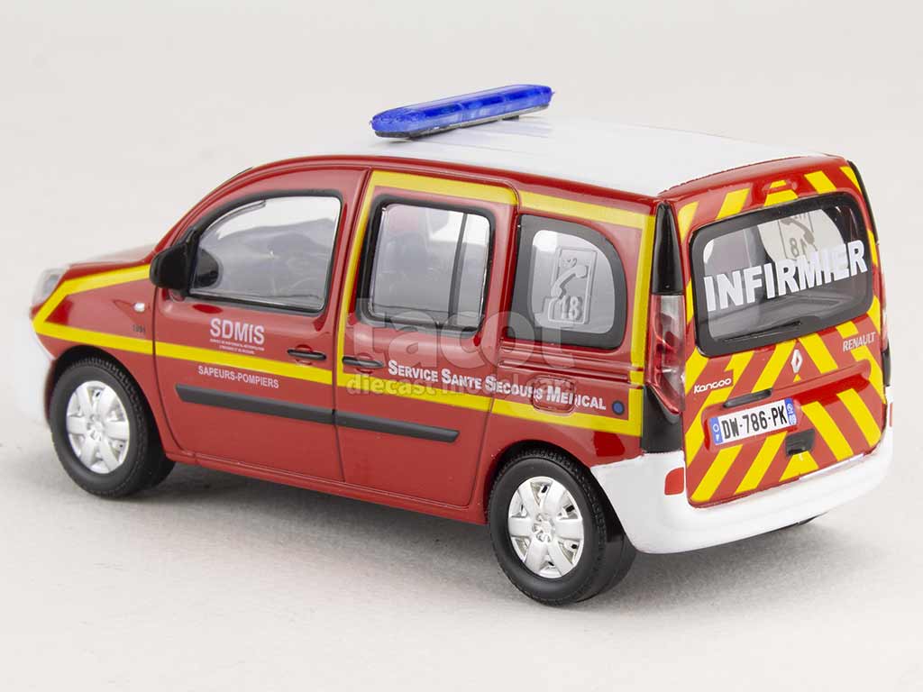 Coffret Norev 1/43 – Renault Clio Et Kangoo – Pompiers De Paris – Occasion