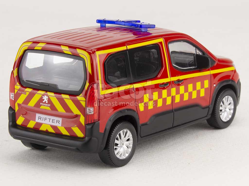 98568 Peugeot Rifter Pompiers 2019