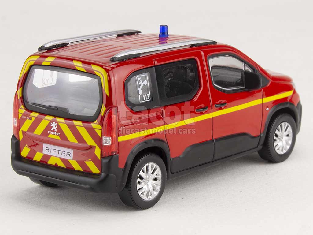 98570 Peugeot Rifter Pompiers 2019