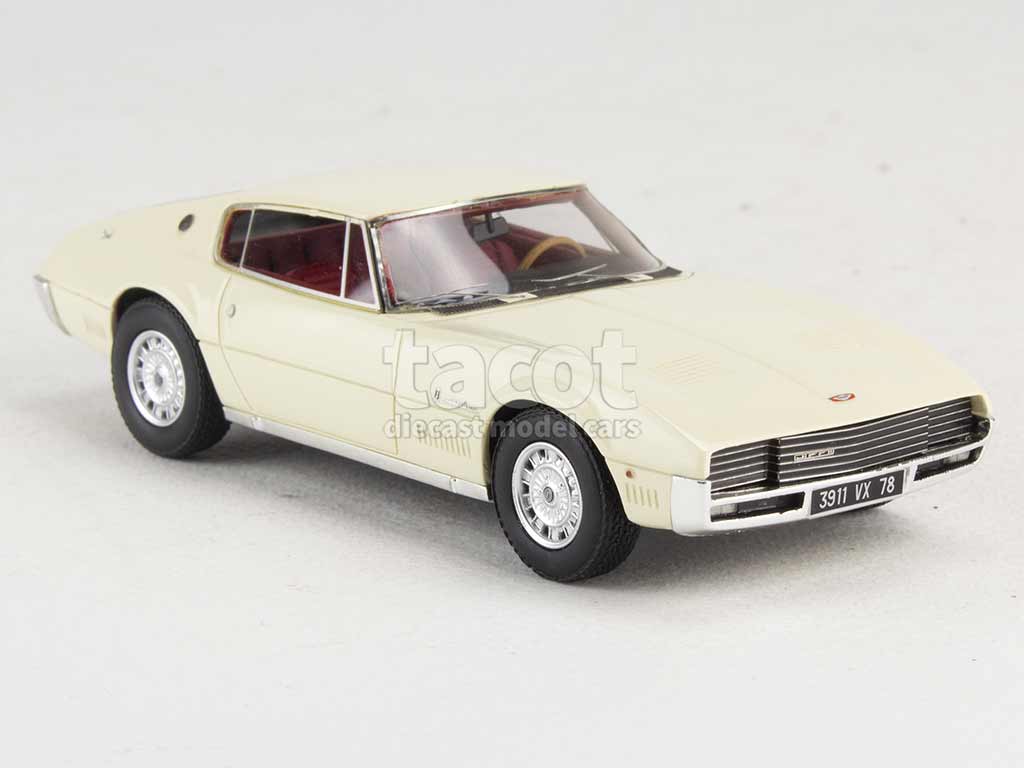 Jensen Nova Vignale 1967 Blanche - Matrix 1/43 (résine, Modèle Neuf)