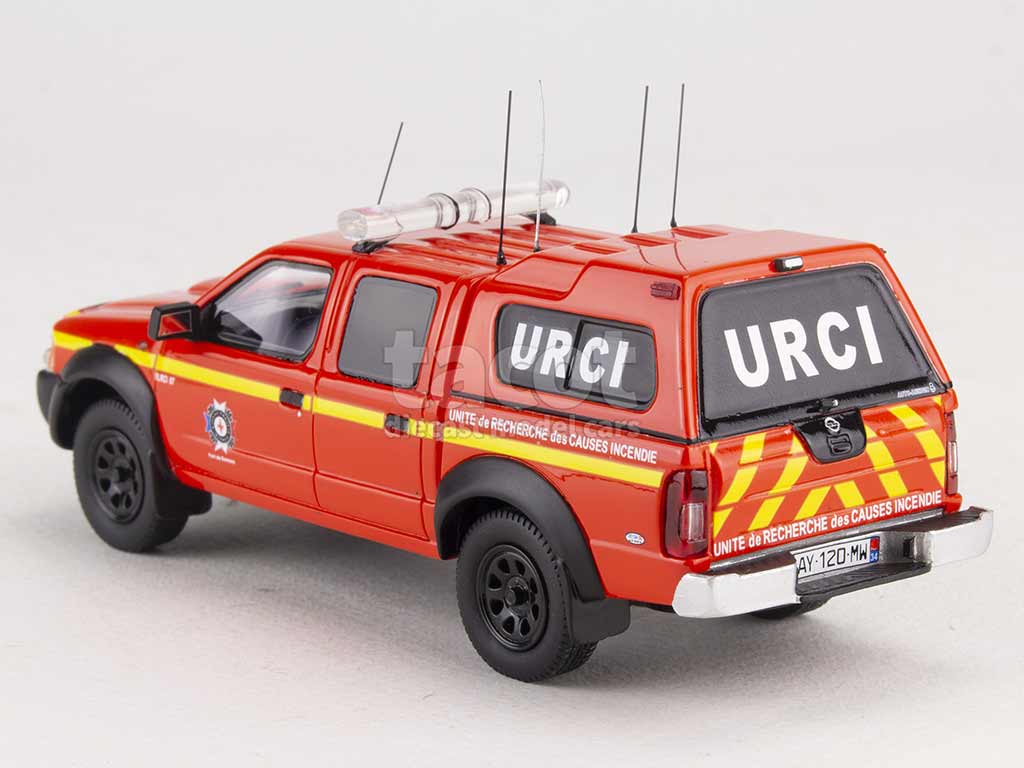 Miniature Nissan NP300 Pompiers - URCI, Alarme, 1/43, Résine - Neuf