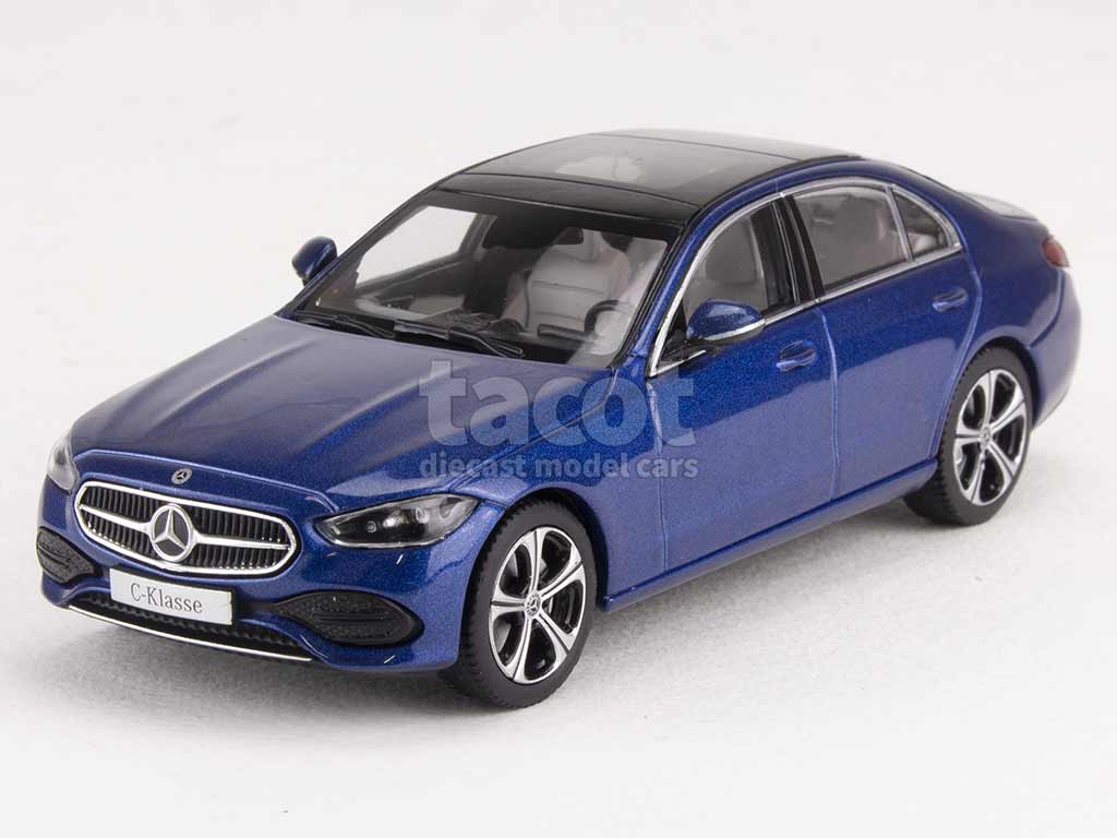 Herpa 1:43 Mercedes Classe C Berlina (W206) Blu Spettrale 2021 &ndash; Modello Concessionaria