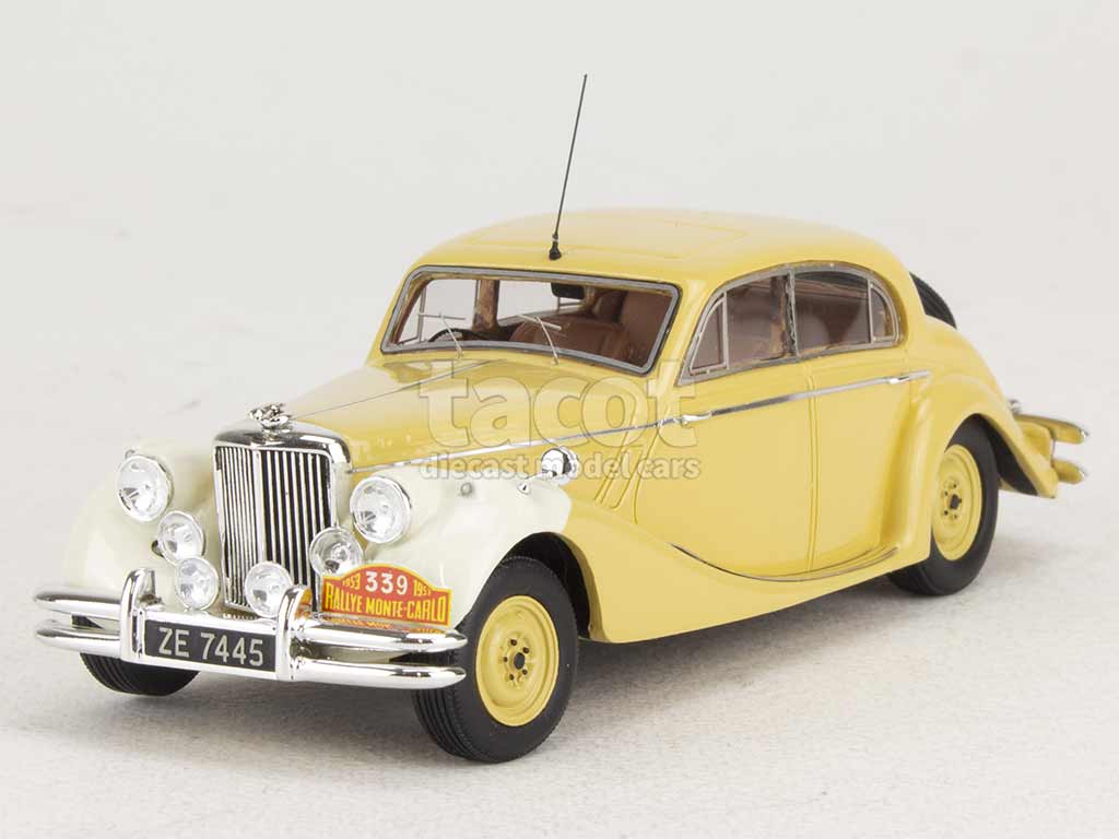 scale 1/43 jaguar mkv #211 - 3ème rallye monte carlo , matrix
