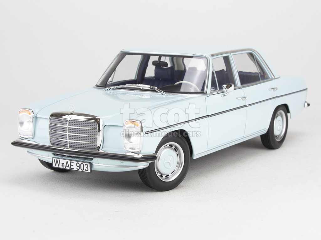 MCG Mercedes 220 D (W115), bleu foncé 1968, 1:18 | Model Car World