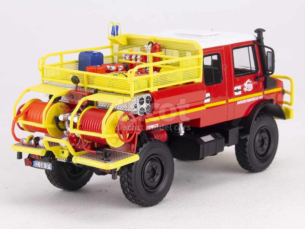 98840 Mercedes Unimog 1550L Double Cabine CCFM Pompiers