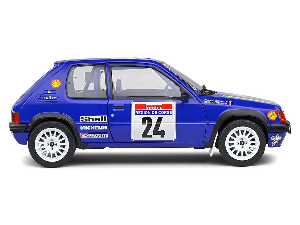 98887 Peugeot 205 Rallye Gr.A Tour de Corse 1990