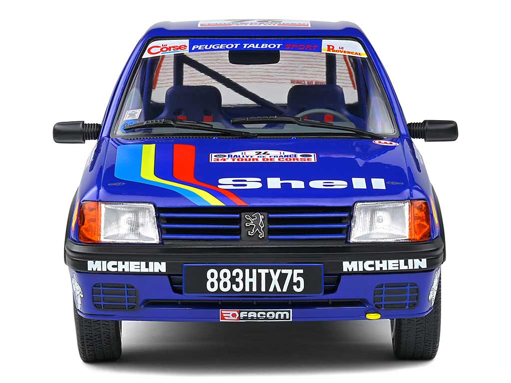 98887 Peugeot 205 Rallye Gr.A Tour de Corse 1990