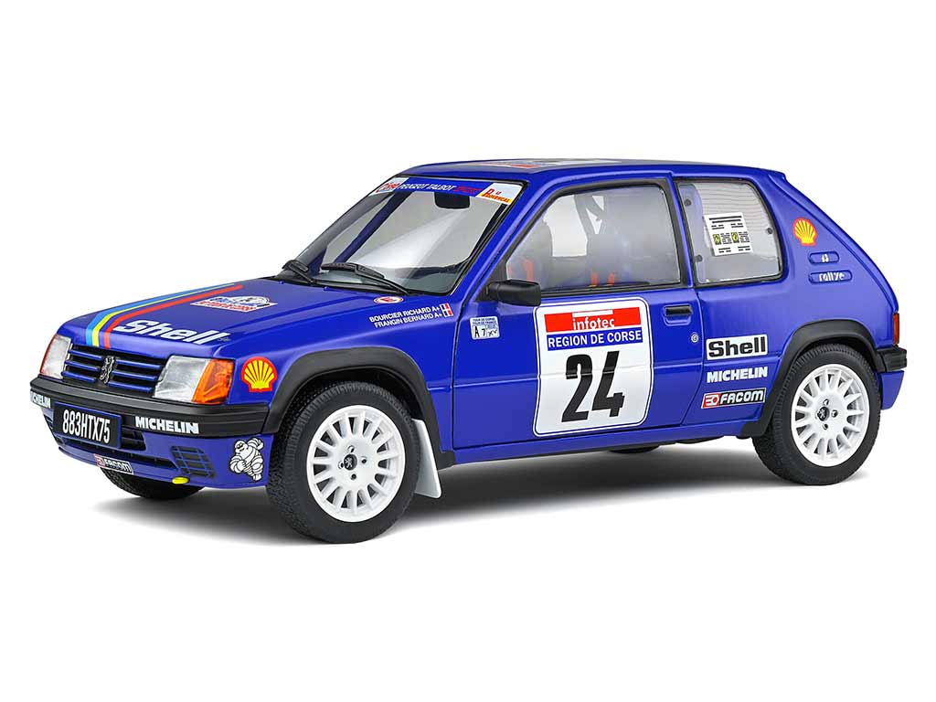 98887 Peugeot 205 Rallye Gr.A Tour de Corse 1990