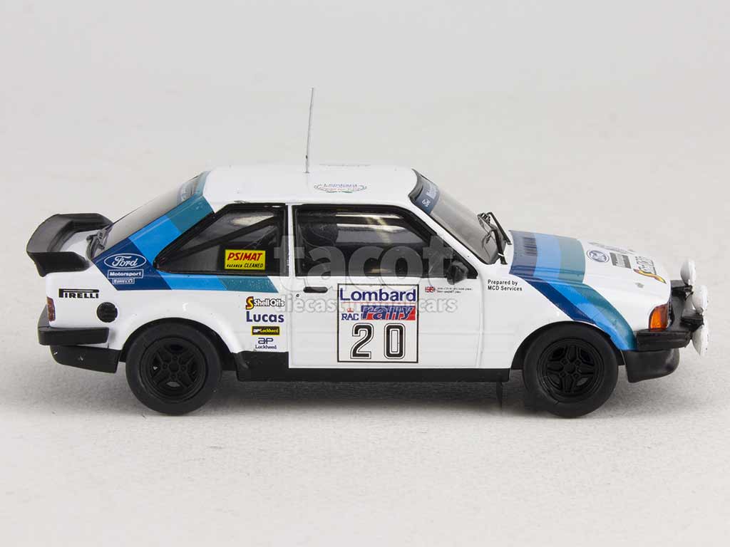 98912 Ford Escort MKIII 1600i RAC Rally 1983