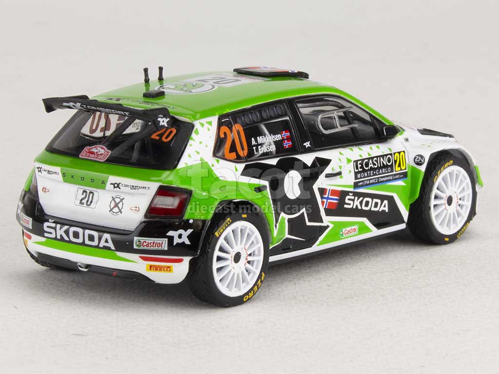 98920 Skoda Fabia Rally2 Evo Monte-Carlo 2022