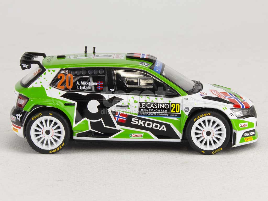 98920 Skoda Fabia Rally2 Evo Monte-Carlo 2022