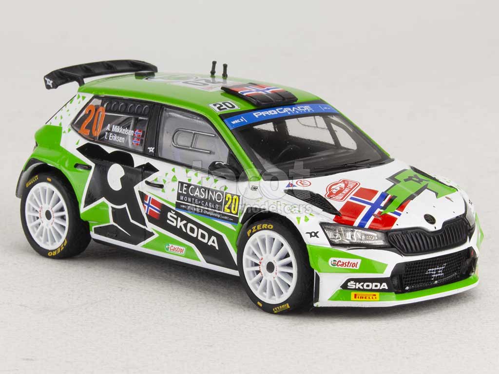 98920 Skoda Fabia Rally2 Evo Monte-Carlo 2022