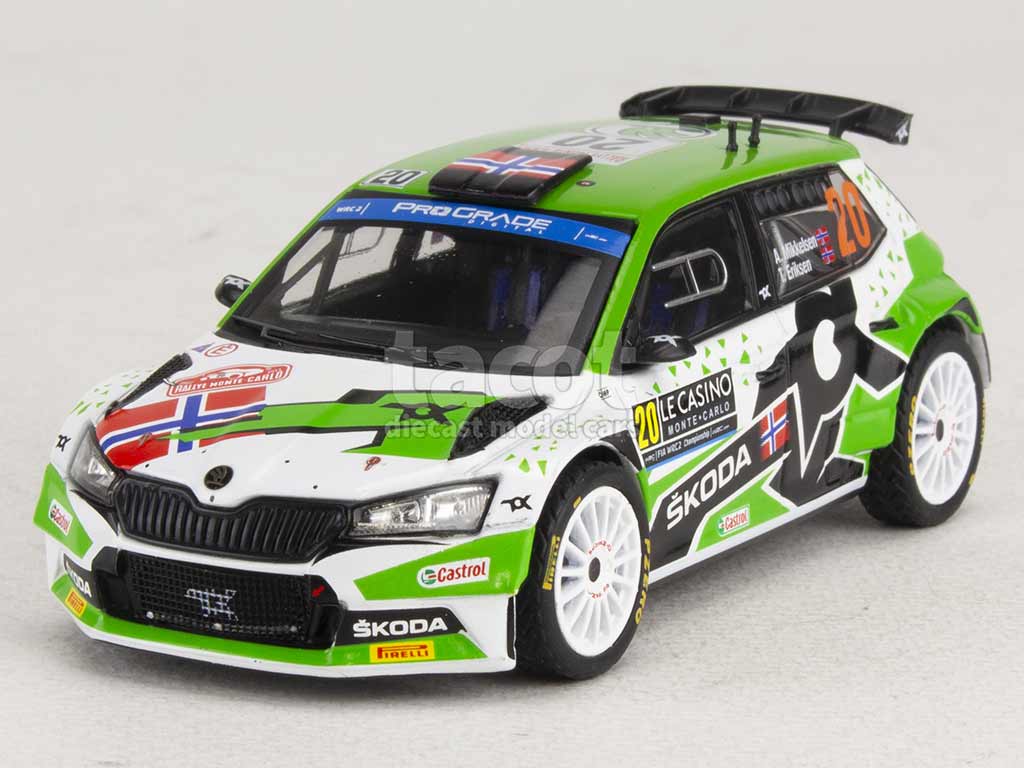 98920 Skoda Fabia Rally2 Evo Monte-Carlo 2022