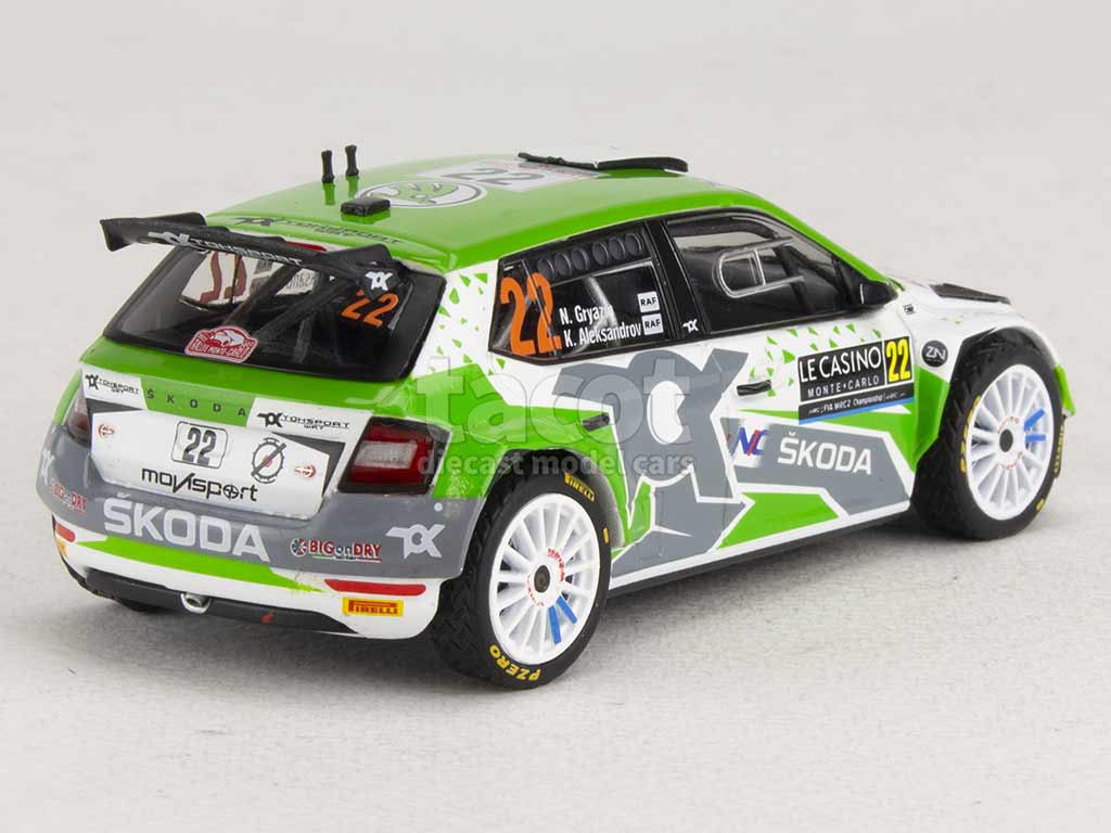 98921 Skoda Fabia Rally2 Evo Monte-Carlo 2022