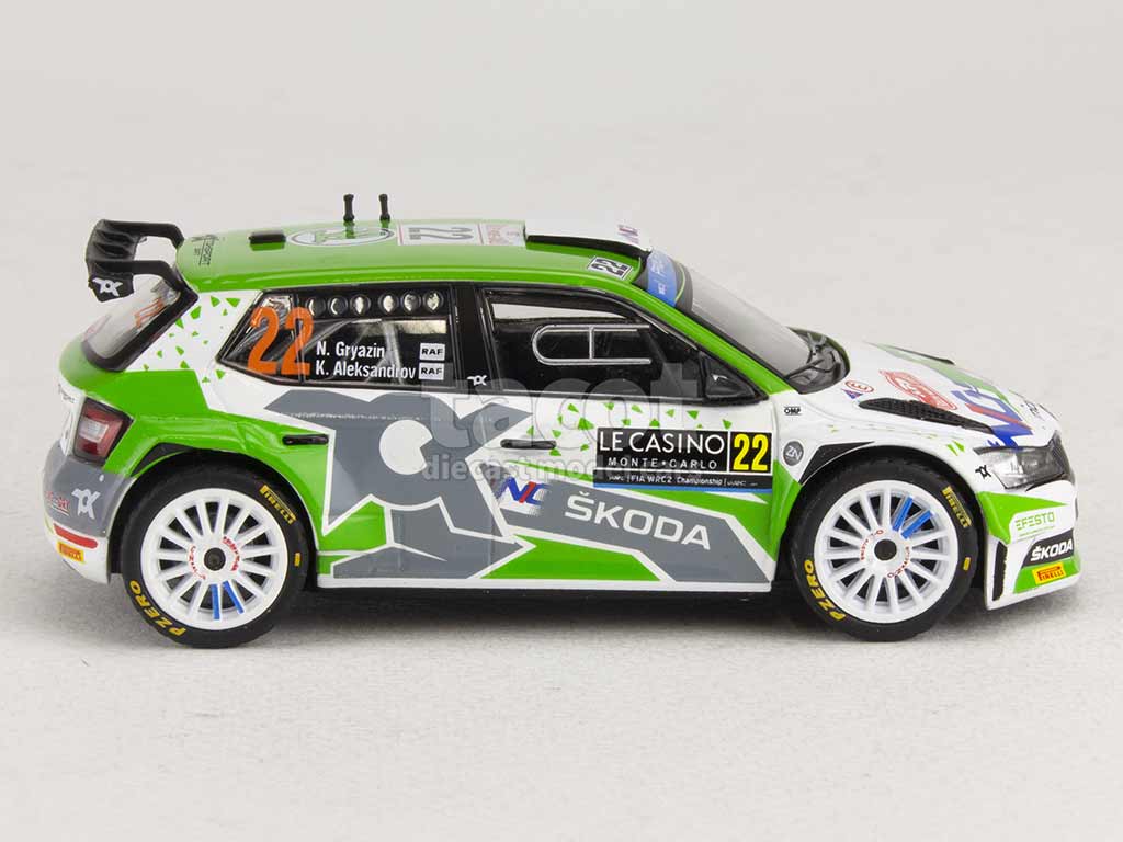 98921 Skoda Fabia Rally2 Evo Monte-Carlo 2022