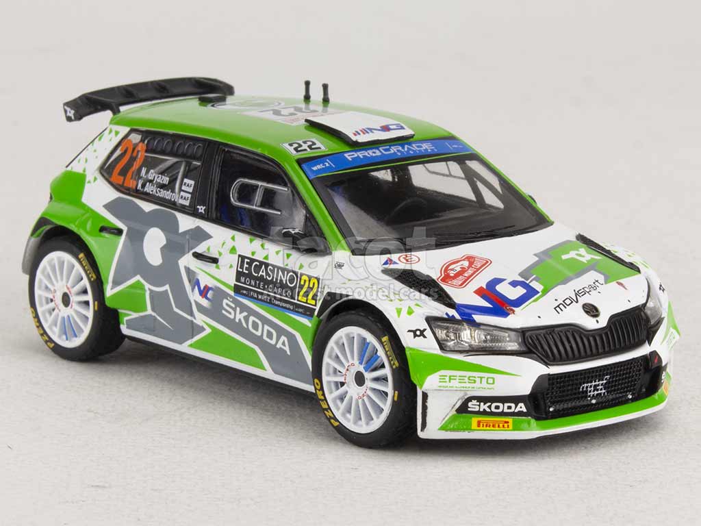 98921 Skoda Fabia Rally2 Evo Monte-Carlo 2022