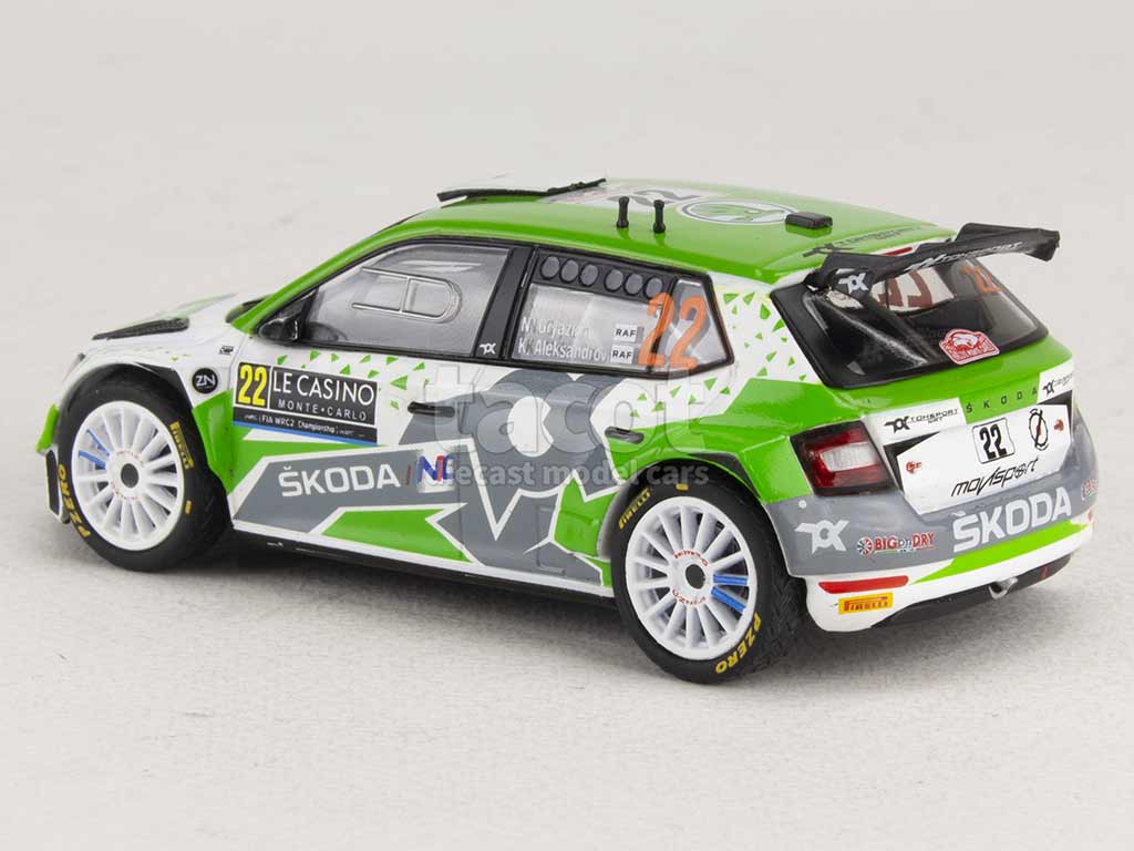 98921 Skoda Fabia Rally2 Evo Monte-Carlo 2022