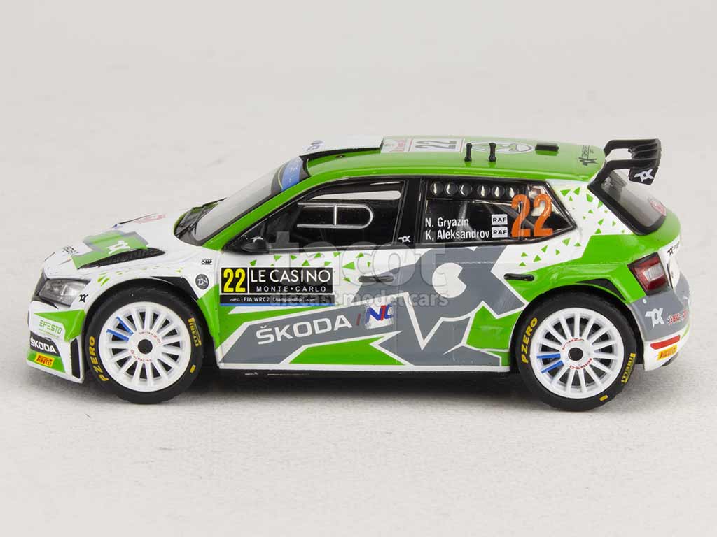 98921 Skoda Fabia Rally2 Evo Monte-Carlo 2022