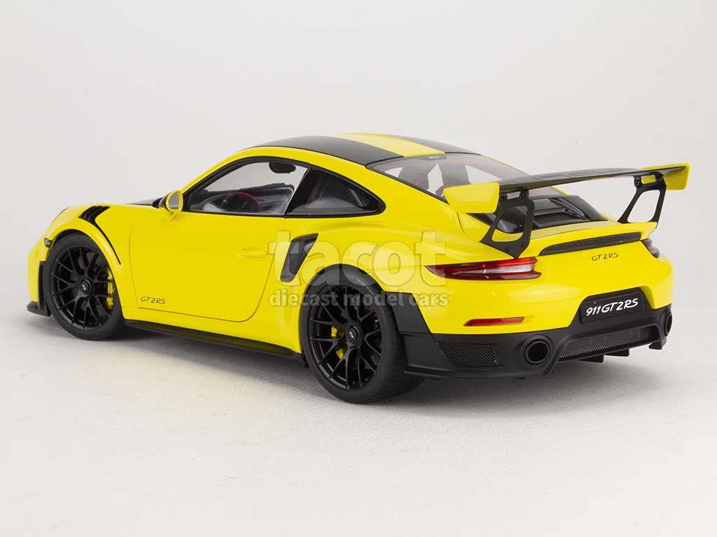 Porsche 911 GT2 RS Weissach Package 2017 - Miniature 1:18 Autoart - Noir - Neuf Avec Boîte