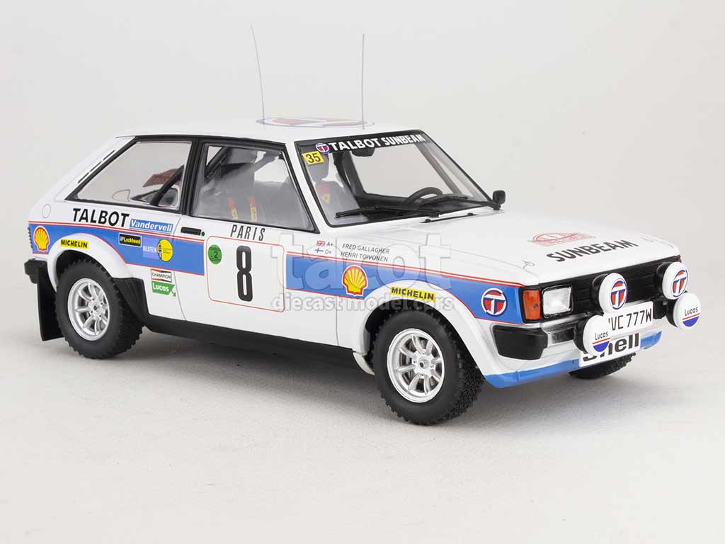Talbot Sunbeam Lotus Rallye Tour de Corse 1981 Frequelin Todt 1:43 IXO RAC 370A