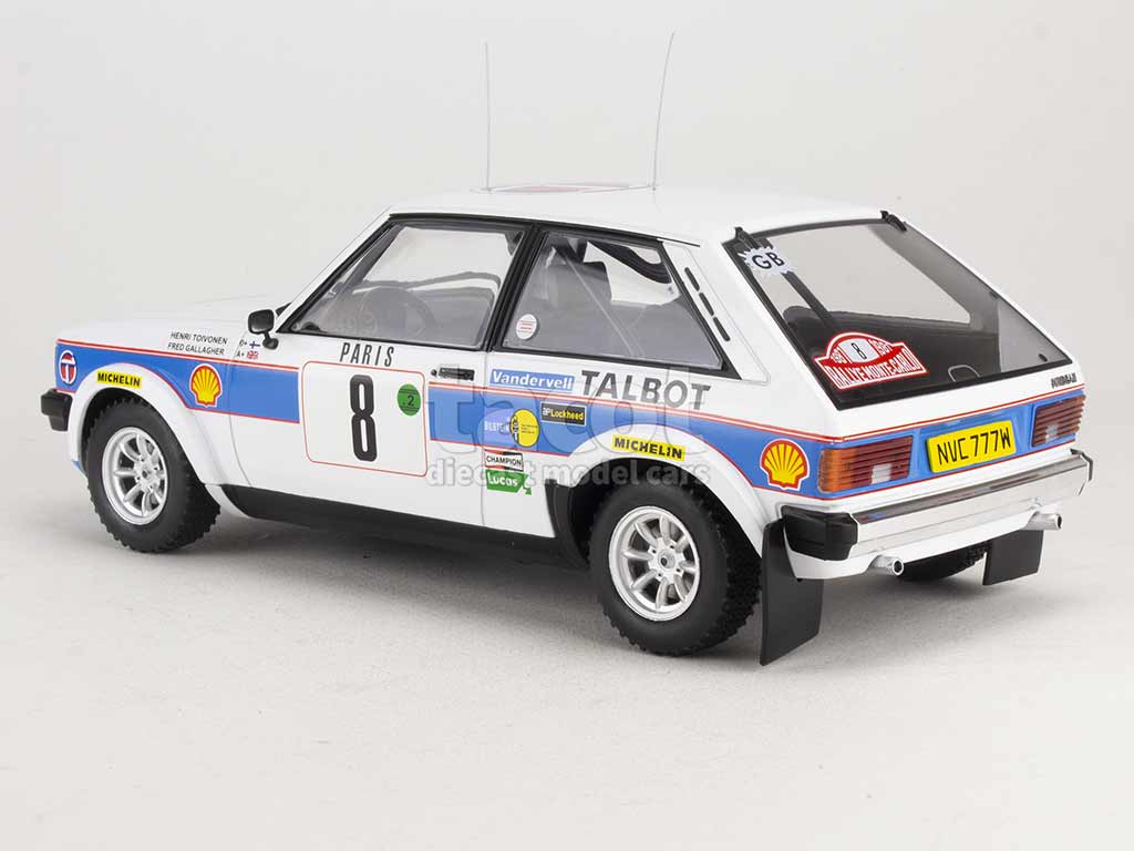 Modèle Réduit Talbot Sunbeam Lotus Rallye - Échelle 1/18 - Collection Altaya - 1983