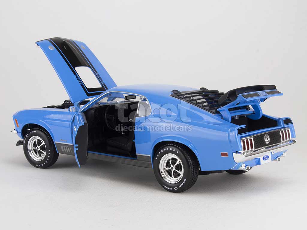 Maisto Ford Mustang Mach Modèle réduit, 1:18, bleu - Worldshop