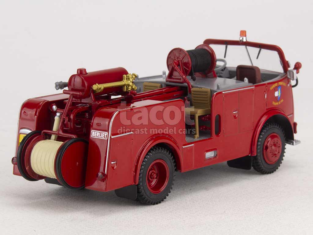 99166 Berliet GLA 19 PS Pompiers 1958