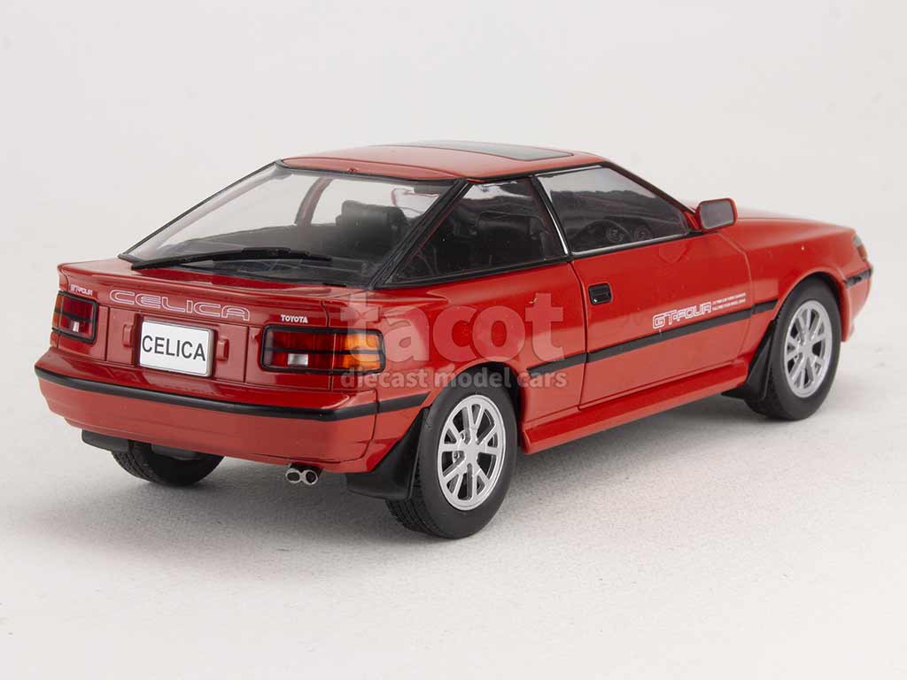 Miniature Toyota Celica GT FOUR 1986 Blanc 1/43 - Modèle Diecast En Boîte Display, édition Limitée