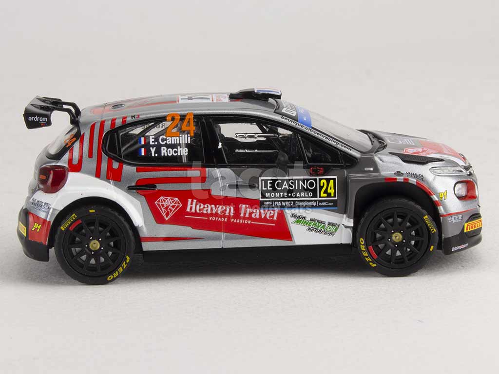 CITROEN C3 RALLY2 N.24 RALLY MONTE CARLO 2022 CAMILLI/ROCHE 1