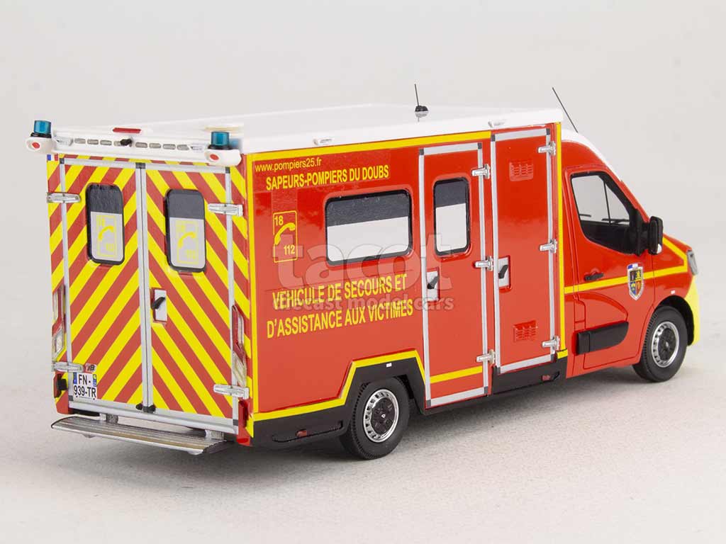 Renault - Master TIB VSAV Pompiers 2019 - Alerte - 1/43 - Autos ...