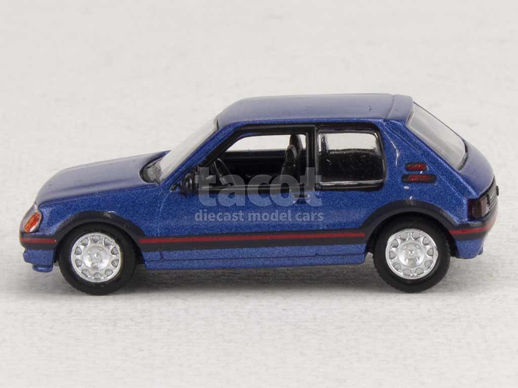 Peugeot 205 Bleu Echelle HO 1/87 ème