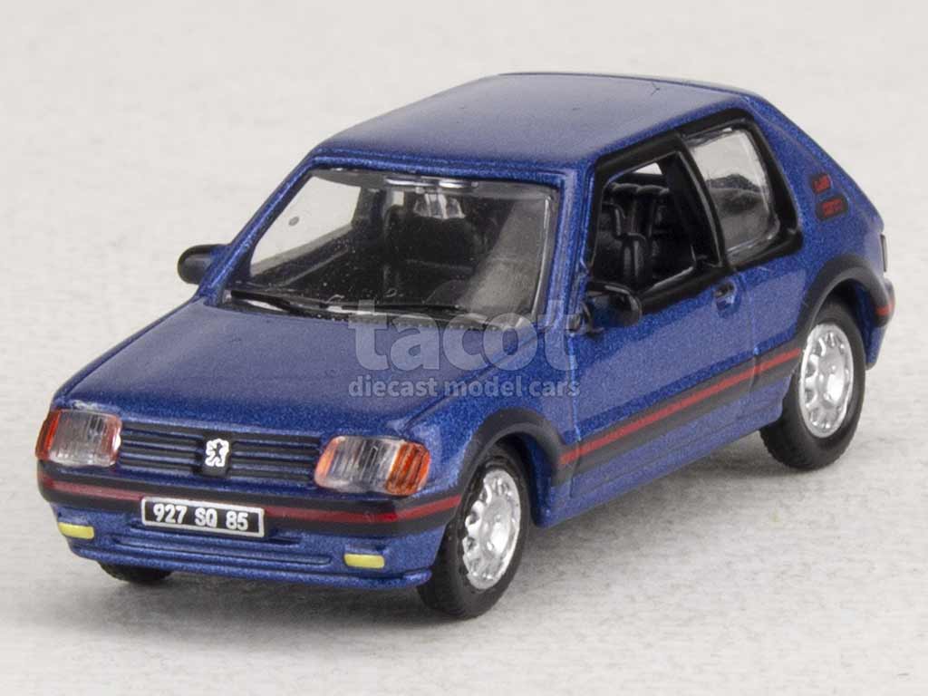 Peugeot 205 Bleu Echelle HO 1/87 ème