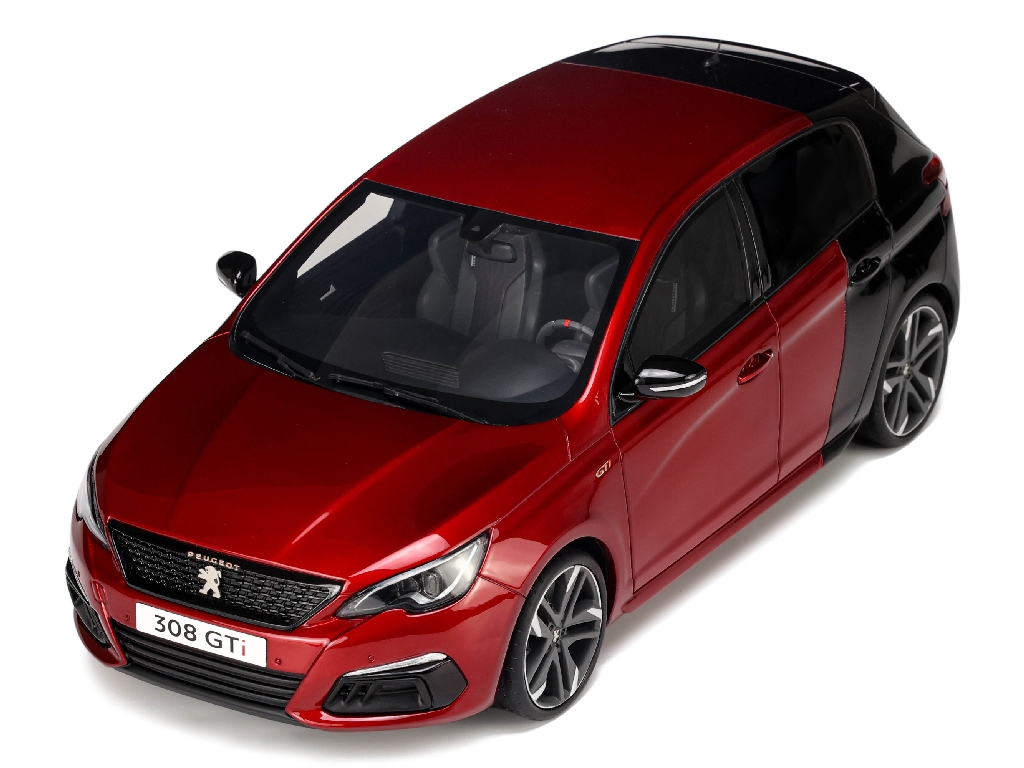 Miniature Peugeot 308 CC rouge Babylone 2011 - francis miniatures