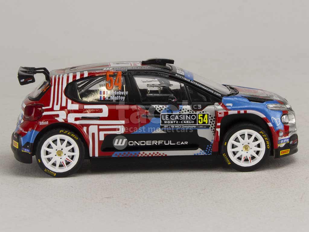Décalcomanies 1/24 Citroën C3 Rallye Du Var 2022 - Pilote Yoann Bonato - Neuf