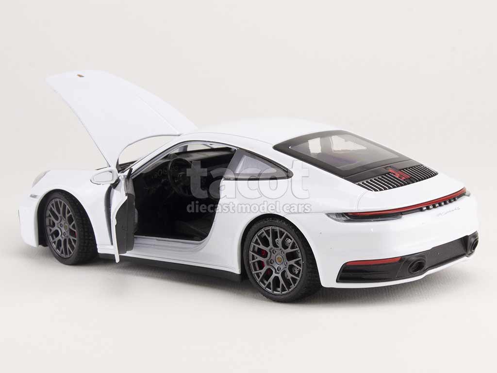Welly 1:24 Porsche 911  992  Carrera 4S Année De Construction 2019 Le Noir 24099