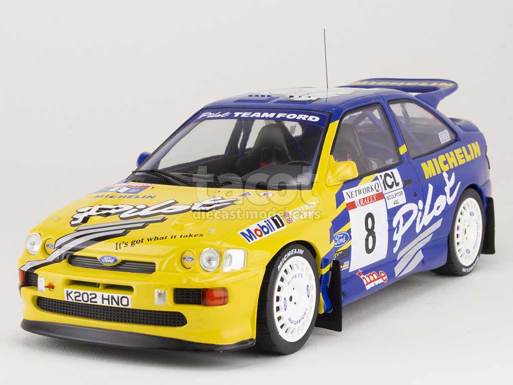 Miniature FORD Escort RS Cosworth 1993 Vert métallique WHITEBOX WBXWB124130 | Collect World