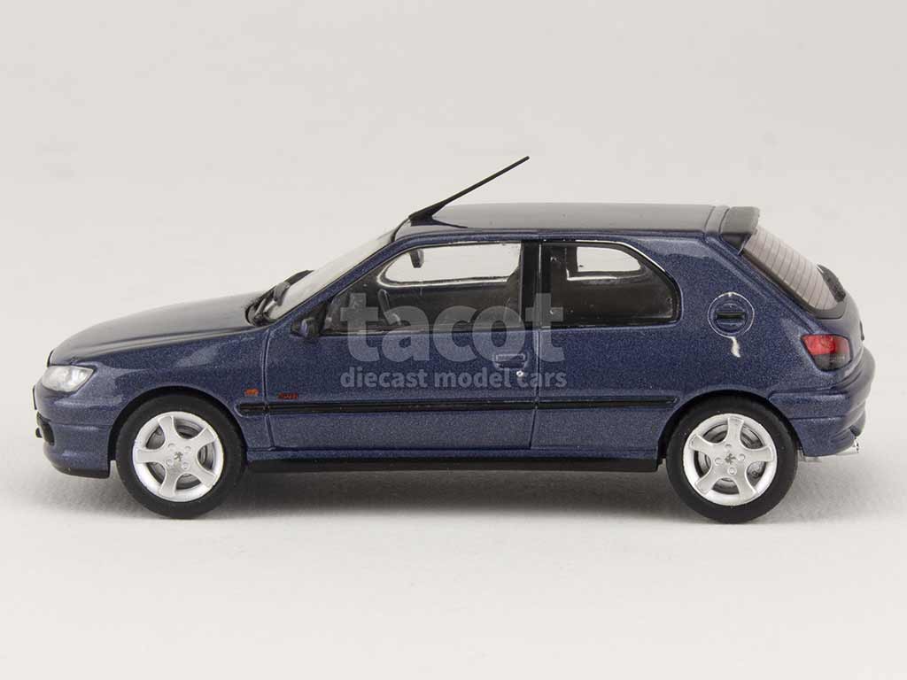 Miniature Starter 1/43 Peugeot 306 S16 3 Portes Jaune - Occasion Très Bon état