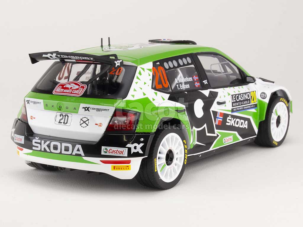 99707 Skoda Fabia Rally2 Evo Monte-Carlo 2022