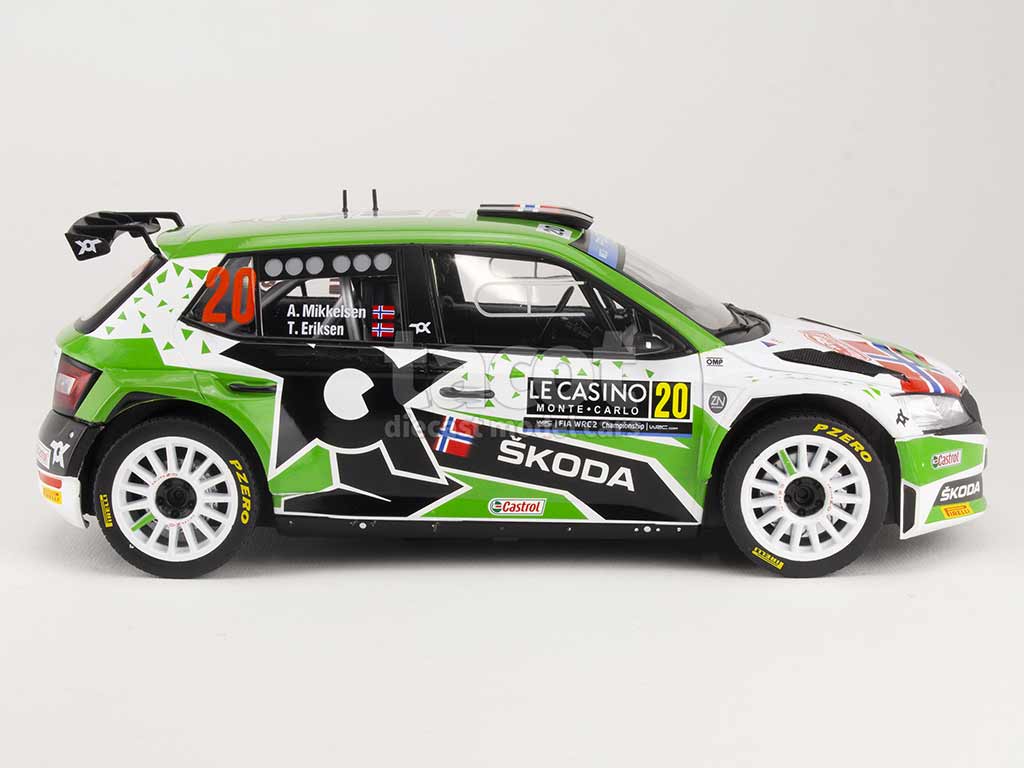 99707 Skoda Fabia Rally2 Evo Monte-Carlo 2022