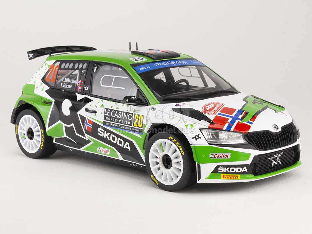 99707 Skoda Fabia Rally2 Evo Monte-Carlo 2022