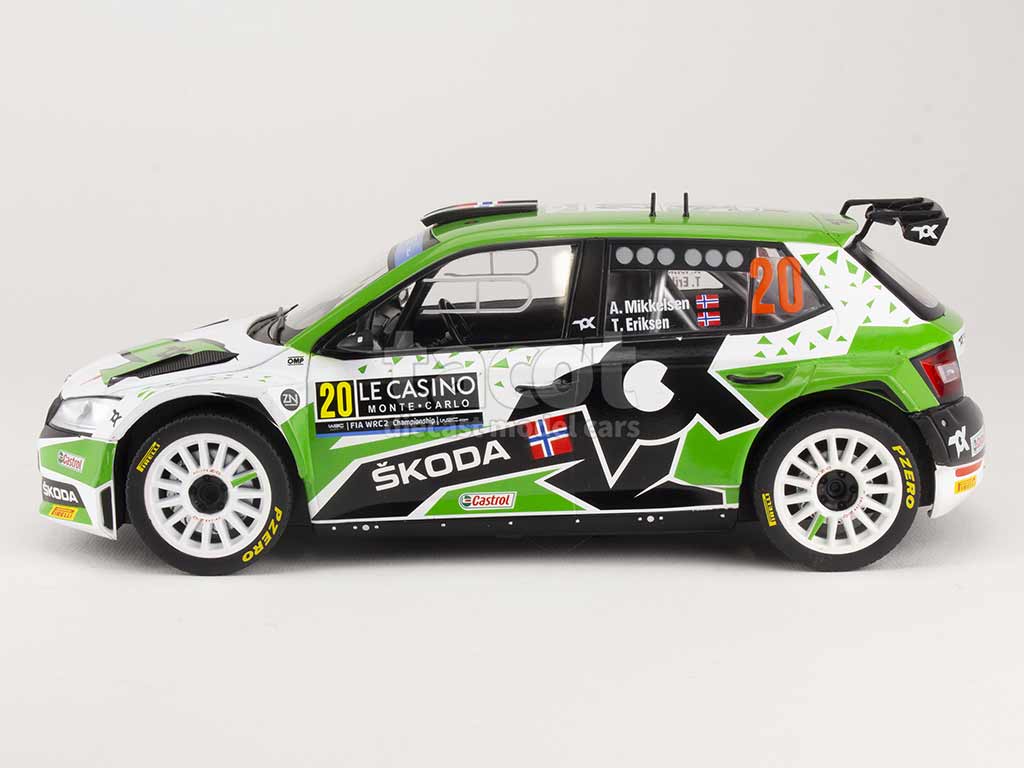 99707 Skoda Fabia Rally2 Evo Monte-Carlo 2022