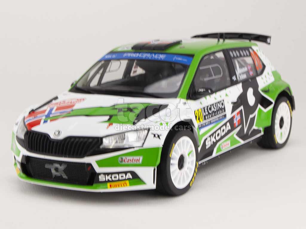 99707 Skoda Fabia Rally2 Evo Monte-Carlo 2022