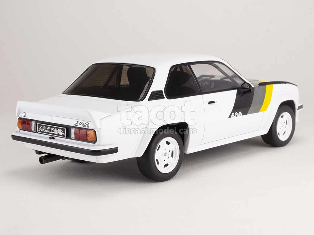 IXO 18CMC126.22 Opel Ascona B 400, 1982 /white - decorated